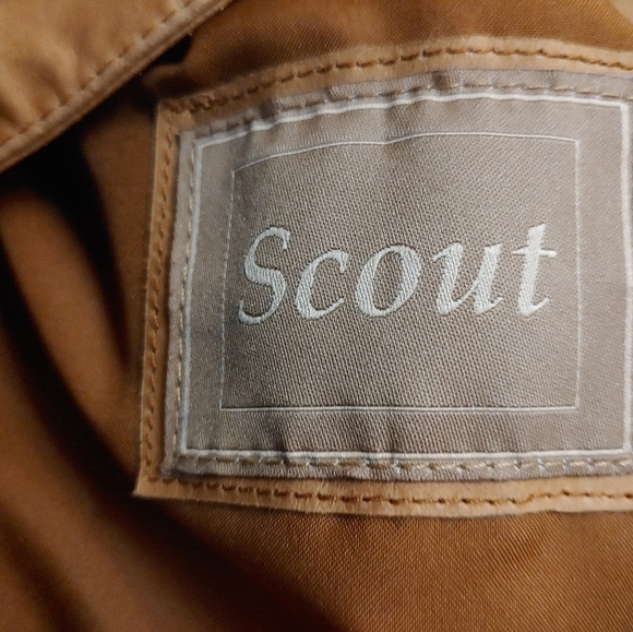 Italian madw SCOUT dur bomber leather jacket men size 50 (l to xl) - Picture 6 of 6